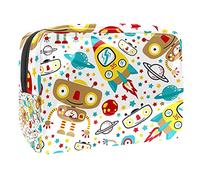 Trousse de toilette pour femme avec inscription « Kids Taking A Train Over The Rainbow » - Joli sac à main tendance et étanche - Trousse de toilette de voyage spacieuse - Cadeau pour filles,