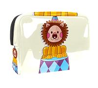 Trousse de toilette pour femme avec inscription « Kids Taking A Train Over The Rainbow » - Joli sac à main tendance et étanche - Trousse de toilette de voyage spacieuse - Cadeau pour filles,