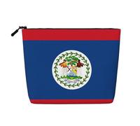 Trousse de Toilette pour Femme imprimée du Drapeau du Belize, Organisateur de cosmétiques, idéale pour Les Voyages d'affaires et de Loisirs.