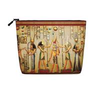 Trousse de toilette pour femme, motif rayures et yacht, simple couche, convient pour le rangement quotidien, les voyages et les voyages d'affaires., Femmes en Égypte ancienne, Taille unique