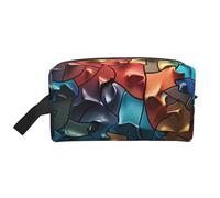 Trousse de toilette pour femmes et hommes - Trousse de maquillage de voyage - Organisateurs de maquillage - Puzzle surélevé - Trousse de toilette à suspendre avec grande capacité pour les voyages,
