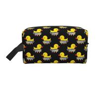 Trousse de toilette pour homme et femme, motif de dessin animé, motif canard frais, trousse de toilette de voyage, trousse de toilette suspendue, sac de rasage pour accessoires de voyage
