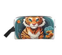 Trousse de toilette pour homme et femme - Trousse de maquillage de voyage - Organisateurs de maquillage - Trousse de toilette à suspendre - Grande capacité pour voyage, Bienvenue à l'année du tigre,