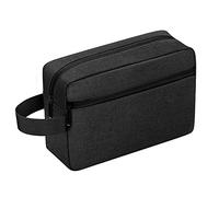 Trousse de toilette pour homme et femme - Portable - Imperméable - De qualité supérieure, Noir , 22*6*15 cm