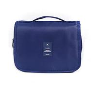 Trousse de Toilette pour Hommes et Femmes,YumSur étanche Voyage Pliable Cosmétique Sac Grande Capacité Organisateur pour Gymnastique Business et Vacance, avec Crochet et poignée（Cyan）