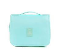 Trousse de Toilette pour Hommes et Femmes,YumSur étanche Voyage Pliable Cosmétique Sac Grande Capacité Organisateur pour Gymnastique Business et Vacance, avec Crochet et poignée(Bleu Ciel)