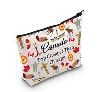 Trousse de toilette pour voyage Canada - Cadeau de vacances - Souvenir du Canada pour voyageur - Cadeau de fierté canadienne, Voyage aux États-Unis, Sacs cosmétiques
