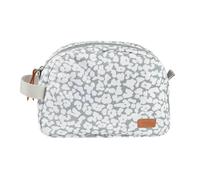 Béaba Trousse de toilette bébé Geneve, tissu imperméable, 2 poches intérieures, Cherry Blossom Gris