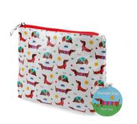 Trousse de toilette Rex London Sausage dog Rouge TU