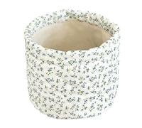 Trousse de Toilette Ronde Portable avec Floral pouvant contenir des Articles de beauté, Solution de Rangement de Maquillage à Domicile