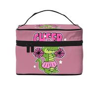 Trousse de Toilette Rose Cheer The Crocodile pour Femme, Organiseur de Maquillage, de Voyage et de cosmétiques