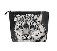 Trousse de toilette simple couche motif tournesol et oiseau, convient pour les voyages d'affaires et un usage quotidien., Tigre des neiges., Taille unique