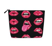 Trousse de toilette simple couche pour femme avec motif rose blanche, convient pour le rangement quotidien, les voyages et les voyages d'affaires., Exdqjc-500-a1fc01e8ee988ad6bd8d8ecfb9092, Taille