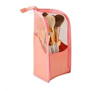 Trousse de toilette sur pied, 2026, portable, légère, trousse de toilette de voyage en maille EVA, grande capacité, étanche, pliable, organiseur de cosmétiques pour femmes et hommes, rose, 1pcs