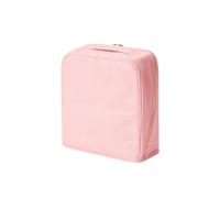 Trousse de toilette sur pied, rose, Classique | Sac semi-pliable ouvert, maille, miroir, imperméable, pochette, 5 couleurs - compact et prêt à l'emploi