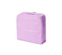 Trousse de toilette sur pied, violet, Classique | Sac semi-pliable ouvert, maille, miroir, imperméable, pochette, 5 couleurs - compact et prêt à l'emploi
