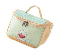 Trousse de toilette surdimensionnée en PVC transparent avec crochet sécurisé - Plan imperméable pour salle de sport, vacances, excursions d'affaires, voyages suspendus, Macaron Pastèque D, Taille