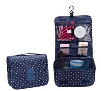 Trousse de Toilette Suspendue, Sac de Rangement Multifonction Imperméable pour Voyage, Organisateur de Maquillage et Produits de Soin avec Crochet, Pochettes Transparentes et Filet (A02)