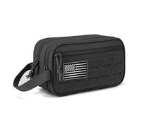 Trousse de toilette tactique pour homme smallrun, sacs Molle, Noir, Voyage
