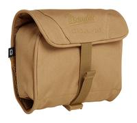 Brandit Toiletry Bag Trousse de Toilette Moyenne et Grande avec Miroir pour l'extérieur, Camel, Medium, m, Classique - extérieur