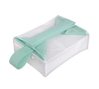 Trousse de toilette transparente à fermeture magnétique,Rangement Transparent pour Maquillage et Accessoires de Voyage,Organisateur de Beauté Transparent - Pour vanity, salle de bain, voyage d'affaire