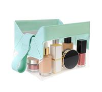 Trousse de toilette transparente à fermeture magnétique | Trousse de Voyage avec Fermeture Magnétique pour Maquillage | Poche range-cosmétiques | Pour vanité de salle de bain, voyage d'affaires, vacan