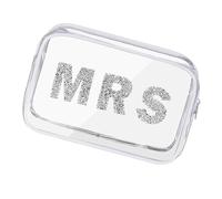 Trousse de toilette transparente de grande capacité pour demoiselles d'honneur et enterrement de vie de jeune fille, Mrs