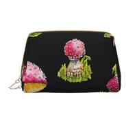 Trousse de Toilette, Trousse de Maquillage, Trousse de Toilette de Voyage Portable avec Fermeture éclair,Motif de l'amanite Tue-Mouches Rouge