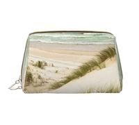 Trousse de Toilette, Trousse de Maquillage, Trousse de Toilette de Voyage Portable avec Fermeture éclair,Marée des Grandes Vagues du Bord de mer
