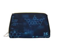 Trousse de Toilette, Trousse de Maquillage, Trousse de Toilette de Voyage Portable avec Fermeture éclair,Formules de Physique mathématique et de Chimie Brillantes