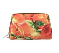 Trousse de Toilette, Trousse de Maquillage, Trousse de Toilette de Voyage Portable avec Fermeture éclair,Délicieuse pêche