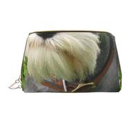 Trousse de Toilette, Trousse de Maquillage, Trousse de Toilette de Voyage Portable avec Fermeture éclair,Schnauzer Nain