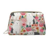 Trousse de Toilette, Trousse de Maquillage, Trousse de Toilette de Voyage Portable avec Fermeture éclair,Modèle de Chien de Berger Anglais Ancien