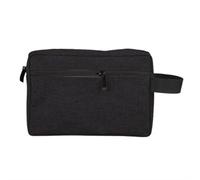 Trousse de toilette, trousse de rasage, trousse de toilette, trousse de voyage, trousse de maquillage pour homme, sac de rangement portable pour femme, pochette de maquillage, organisateur Mujer, Noir