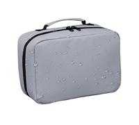 Trousse De Toilette Voyage - 30x15x3cm Polyester Grand Volume Étui Rigide Imperméable Organisateur | Nécessaire en Simili-Cuir & Polyester pour Petit Ami Mari Salle De Sport Dortoir Camping Dépl