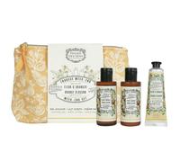 Trousse de voyage Fleur d'oranger douche lait corps crème mains Panier des Sens