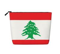 Trousse de voyage légère et durable avec drapeau du Liban pour un usage quotidien et les voyages d'affaires