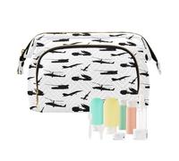 Trousse de voyage pour cosmétiques, trousse de maquillage de transport de guerre pour femmes, hommes et filles, sac organisateur de maquillage imperméable pour articles essentiels de voyage,