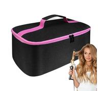 Trousse de voyage pour outils capillaires, sac de rangement pour outils capillaires, accessoires de voyage, sac de rangement portable avec poignée supérieure pour rendez-vous, plage, randonnée, fête,