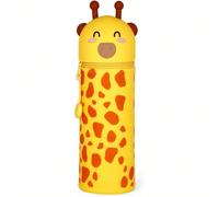 Trousse d'école 2 en 1 en silicone souple, porte-stylo de bureau, avec fermeture éclair, crayons, stylos, H 18,5 cm Tous les super-héros ont une double identité : Kawaii, la trousse 2-en-1 Legami en s