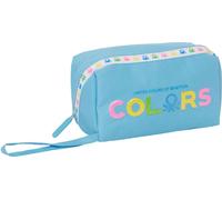 Trousse d'école Benetton Spring bleu ciel 22 x 10 x 10 cm