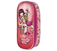 Trousse d'école Gorjuss Carousel couleur saumon (10 x 23 x 6 cm)