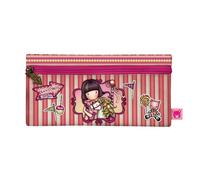 Trousse d'école Gorjuss Carousel couleur saumon (22 x 11 x 1.5 cm)