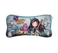 Trousse d'école Gorjuss Curiosity gris vert (22 x 11.3 x 1 cm)