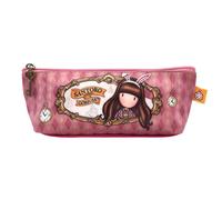 Trousse d'école Gorjuss Just one second couleur saumon (22.3 x 8.8 x 5.7 cm)