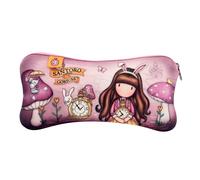 Trousse d'école Gorjuss Just one second couleur saumon (22 x 11.3 x 1 cm)