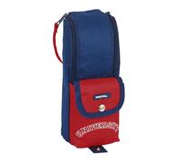 Trousse d'école Safta University Rouge Bleu marine (6 x 21 x 6 cm)