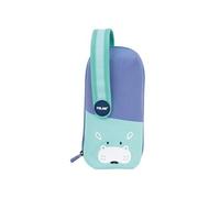MILAN Trousse d'écolier Animals Bleu 22,5 x 11,5 x 11 cm G