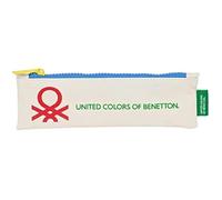 Trousse d'écolier Benetton Topitos Blanc (20 x 6 x 1 cm)