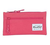 Trousse D'écolier Blackfit8 Oxford Bleu Foncé - Safta - Double Fermeture Éclair - Résistant - Idéal Pour L'école